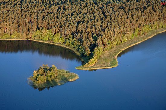 Lotnicze, warm-maz, Pojezierze Mazurskie (Elckie). Jezioro Orzysz.