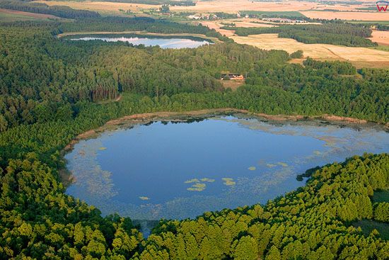 Lotnicze, PL, warm-maz. Jeziora Linowiec i Straszewo.