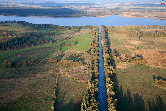 Lotnicze, Pl, warm - maz. Kanal Talcki i jezioro Taltowisko.