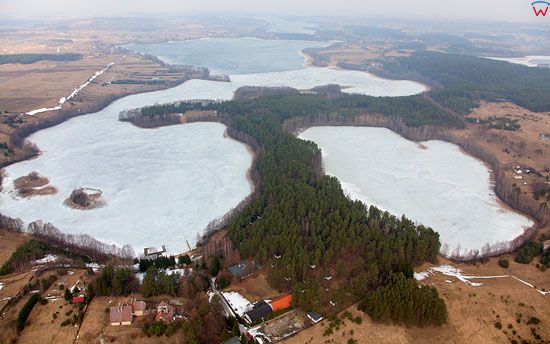 Pl, warminsko-mazurskie, Lotnicze. Jezioro Probarskie.