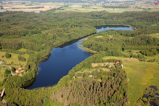 Lotnicze. PL, warm-maz. Jezioro Ilinsk - Jelonek.