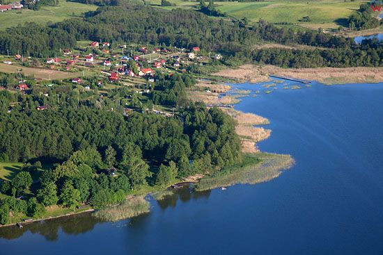 Lotnicze, EU, PL, Warm-Maz. Jezioro Dejguny na wysokosci miejscowosci Bogacko.