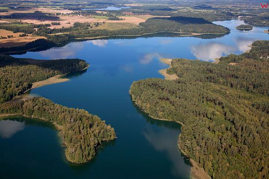 Lotnicze, EU, PL, warm - maz. Jezioro Pilakno.