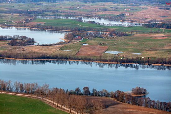 Jezioro Kukowino i Dudeckie. EU, Pl, warm-maz, LOTNICZE.