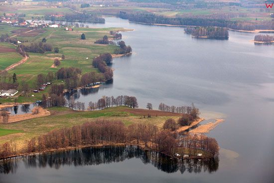 Jezioro Szostak. Lotnicze, EU, Pl, warm-maz.