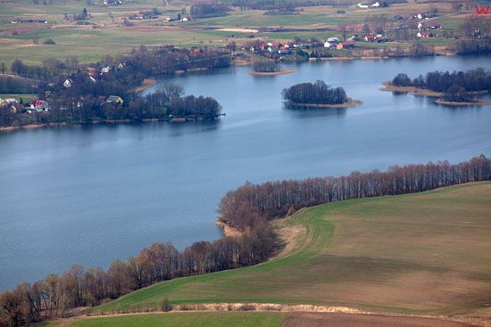Jezioro Soltmany. Lotnicze, EU, Pl, warm-maz.