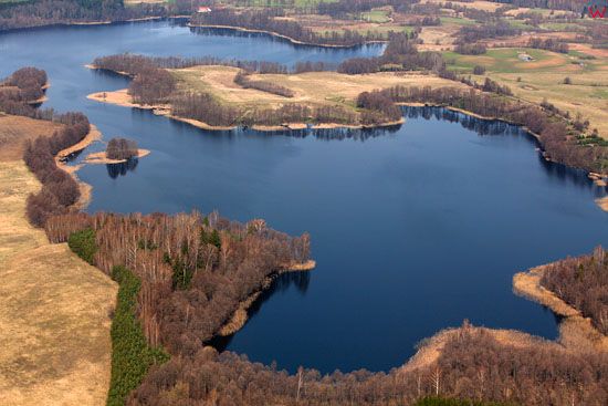 Jezioro Zywy. Lotnicze, EU, Pl, warm-maz.