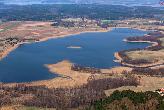 Jezioro Pozezdrze. Lotnicze, EU, Pl, warm-maz.