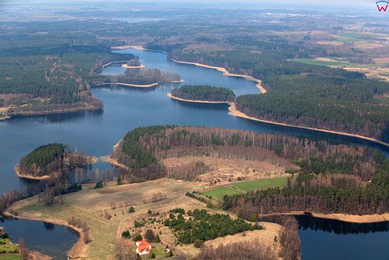 Jezioro Wydminskie. Lotnicze, EU, Pl, warm-maz.