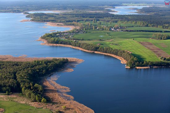 Jezioro Mikolajskie i Sniardwy. EU, Pl, warm-maz, LOTNICZE.