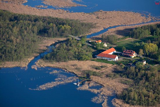 Jezioro Luknajno i Sniardwy. EU, Pl, warm-maz, LOTNICZE.