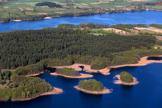 Jezioro Kuc i probarskie. EU, Pl, warm-maz, LOTNICZE.