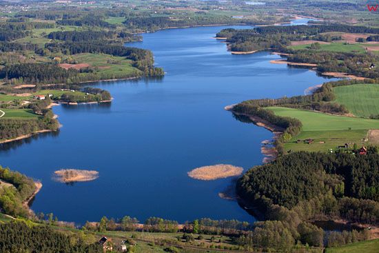 Jezioro Juksty EU, Pl, warm-maz, LOTNICZE.