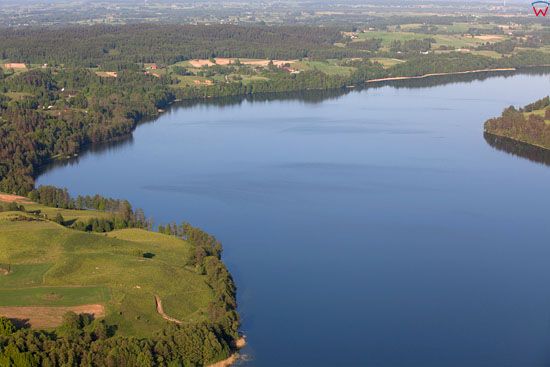 Jezioro Rospuda. EU, Pl, warm-maz, LOTNICZE.