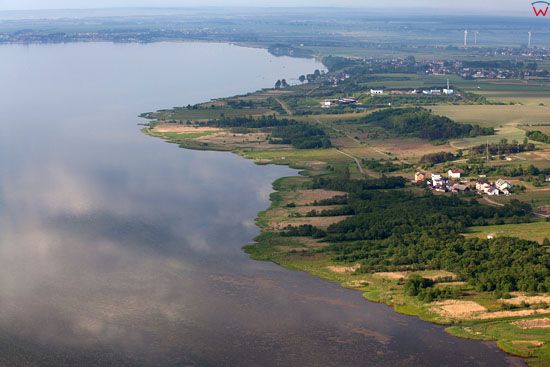 Zatoka Pucka od strony Wladyslawowa. EU, PL, Pomorskie, Lotnicze.