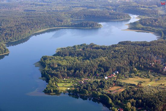 Jezioro Pluszne. EU, Pl, warminsko - maz. Lotnicze.