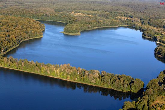 Jezioro Ilinsk (Jelonek). EU, Pl, warm-maz. Lotnicze.