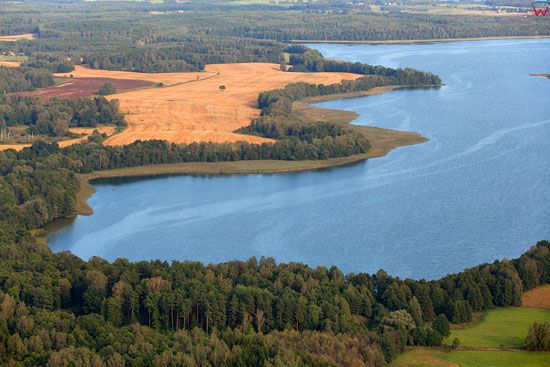 Jezioro Dejguny. EU, Pl, warm-maz. Lotnicze.