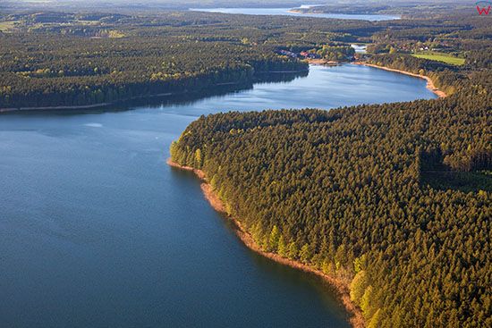 Jezioro Maroz. EU, PL, Warm-Maz. Lotnicze.