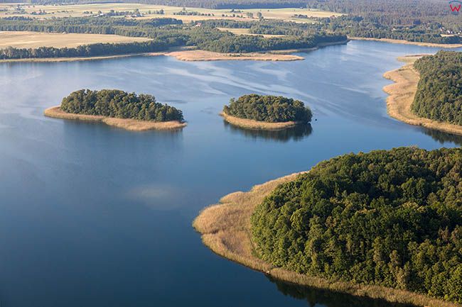 Jezioro Laskowickie. EU, Pl, Kujawsko-Pomorskie. Lotnicze.