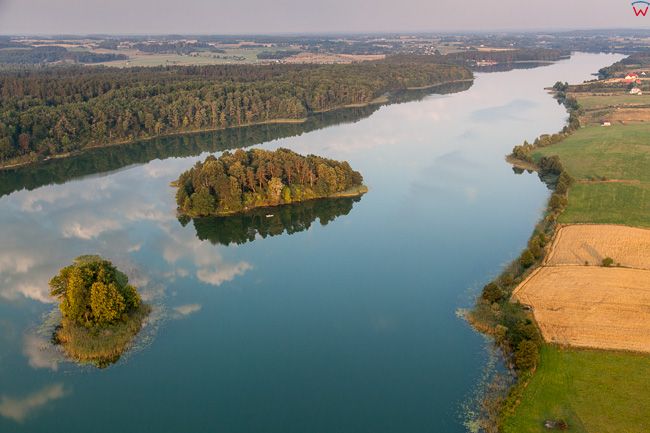 Jezioro Sunowo. EU, Pl, Warm-Maz. Lotnicze