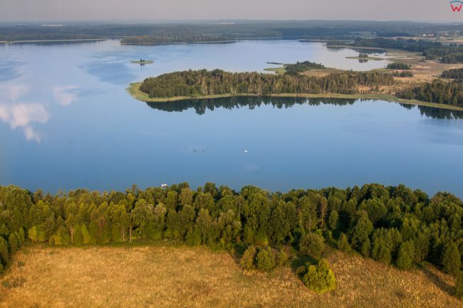 Jezioro Orzysz. EU, Pl, Warm-Maz. Lotnicze