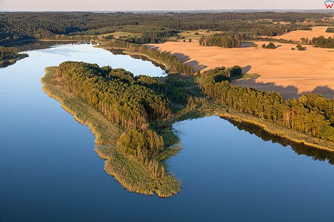 Jezioro Orlo. EU, PL, Warm-Maz. Lotnicze.