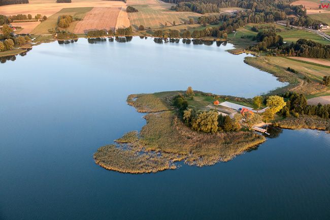 Jezioro Rydzowka. EU, PL, Warm-Maz. Lotnicze.