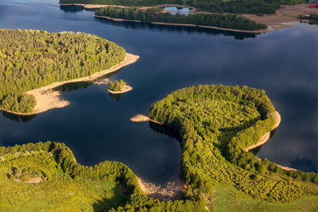 Jezioro Lelelskie. EU, Pl, warm-maz. Lotnicze