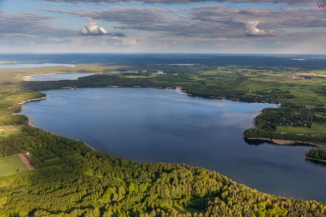 Jezioro Lelelskie. EU, Pl, warm-maz. Lotnicze