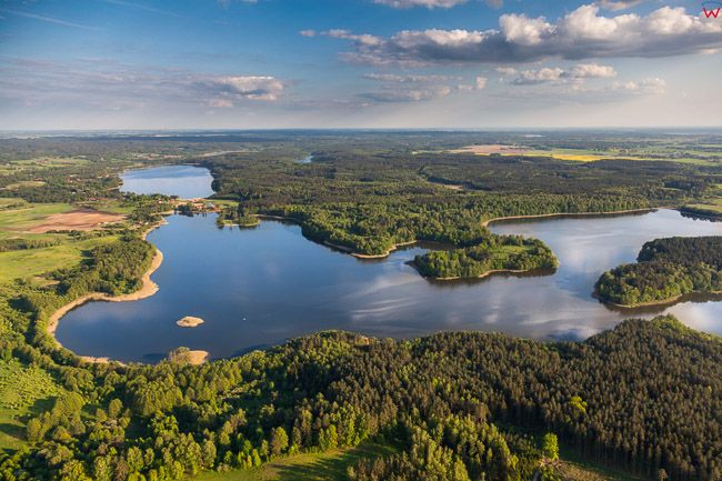 Jezioro Pisz. EU, Pl, warm-maz. Lotnicze