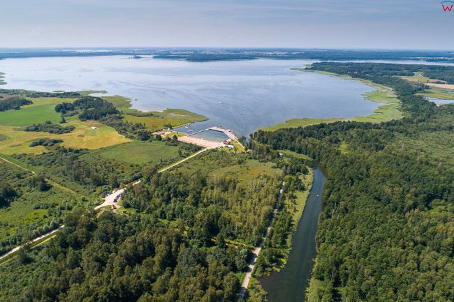 Wegorzewo, jezioro Mamry i kanal Wegorzewski, EU, PL, warm-maz