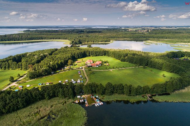 Wies i jezioro Kirsajty EU, PL, warm-maz
