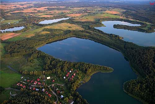 LOTNICZE. Jezioro Limajno k. Dobrego Miasta.