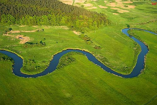 LOTNICZE. Lubelskie, rzeka Wieprz.