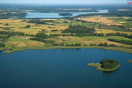 LOTNICZE. Warm-Maz. Jezioro Dejguny i Dobskie.