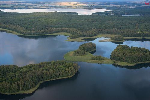 LOTNICZE. Warm-Maz. Jezioro Leleskie.