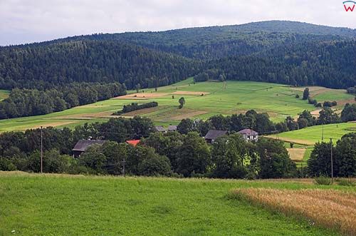 Beskid wyspowy, wieś mszana dolna