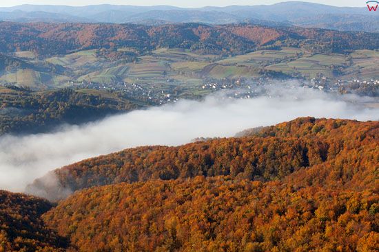 Bieszczady. EU, Pl, podkarpackie. Lotnicze.