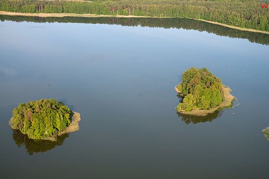 Lotnicze, Pl, warm-maz. Mazurski Park Krajobrazowy. Jezioro Mokre.