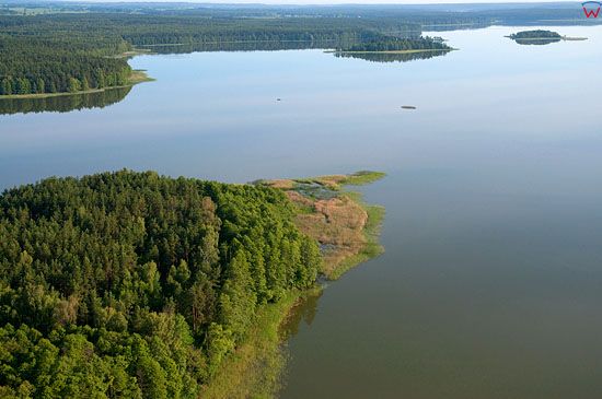 Lotnicze, Pl, warm-maz. Mazurski Park Krajobrazowy. Jezioro Mokre, Lawny Lasek.