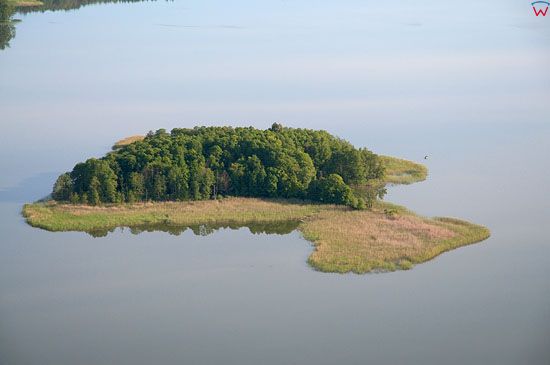 Lotnicze, Pl, warm-maz. Mazurski Park Krajobrazowy. Jezioro Mokre.