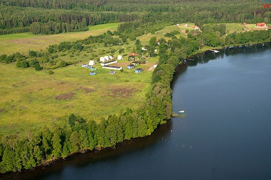 Lotnicze, Pl, warm-maz. Mazurski Park Krajobrazowy. Jezioro Beldany.