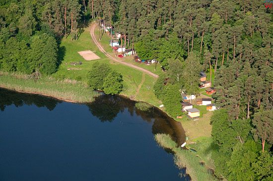 Lotnicze, Pl, warm-maz. Mazurski Park Krajobrazowy. Jezioro Beldany.
