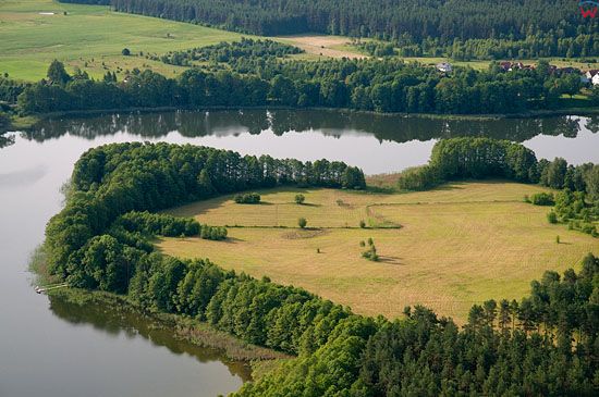 Lotnicze, Pl, warm-maz. Mazurski Park Krajobrazowy. Jezioro Wejsunek.