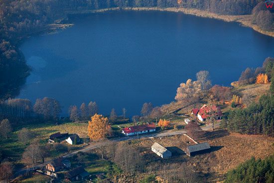 Lotnicze, EU, Pl. Mazurski Park Krajobrazowy. Jezioro Skok.