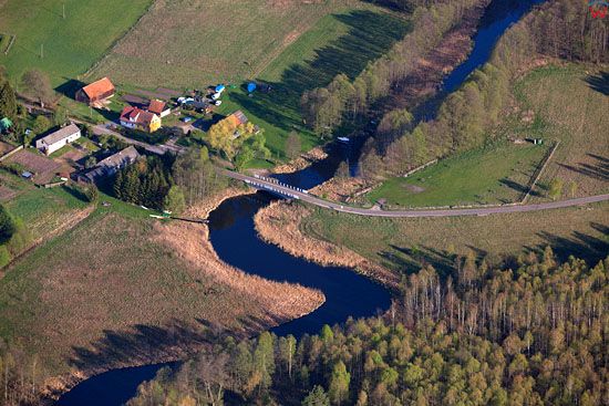 Rzeka Krutynia, Nowy Most. EU, Pl, warm-maz, LOTNICZE.