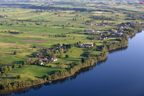 Suwalski Park Krajobrazowy. Jezioro Hancza. EU, Pl, warm-maz, LOTNICZE.