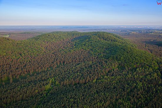 Rezerwat Sokole Gory - Jura Krakowsko - Czestochowska. EU, Pl, Slaskie. Lotnicze.