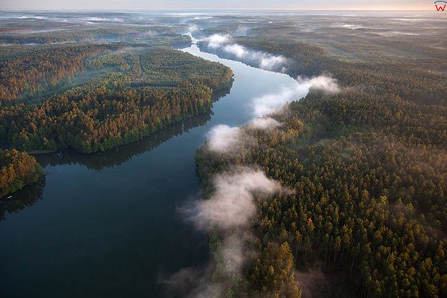 Wdecki Park Krajobrazowy, jezioro Zurskie. EU, PL, Kujawsko-Pomorskie.